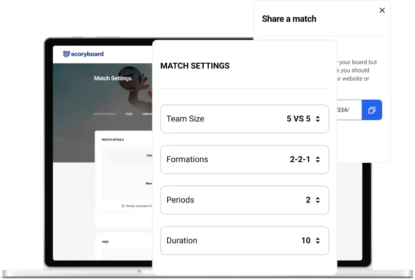 Line-up management interface