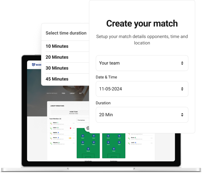 Match organization interface